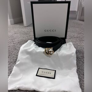 Women’s Gucci GG Marmont thin belt size 95